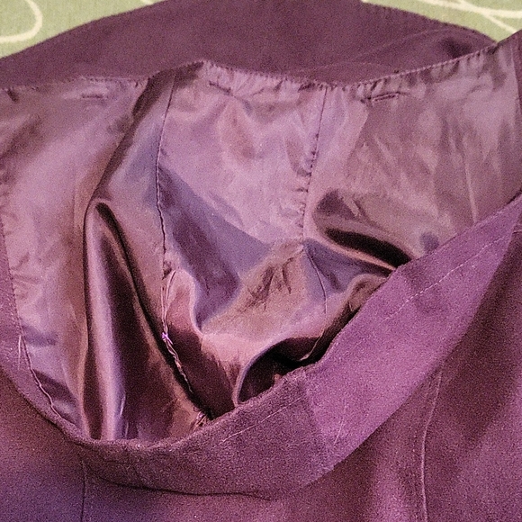 Celebrity Pink Women's Purple Pea Coat - Picture 7 of 7